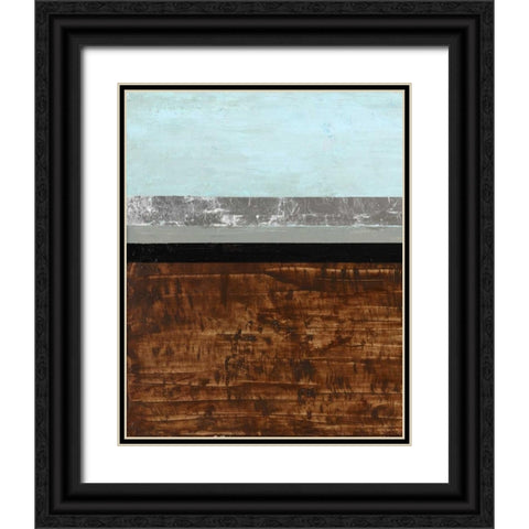 Textured Light I Black Ornate Wood Framed Art Print with Double Matting by Avondet, Natalie