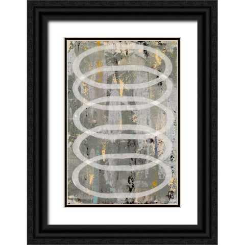 Double Nested Spring Black Ornate Wood Framed Art Print with Double Matting by Avondet, Natalie