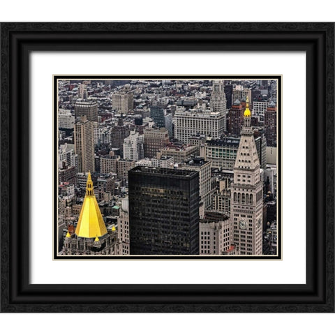 Crowned Jewels Black Ornate Wood Framed Art Print with Double Matting by Chester, Colby
