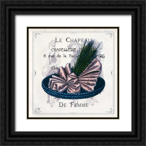 Haute Couture II Black Ornate Wood Framed Art Print with Double Matting by Joyner, Ginny