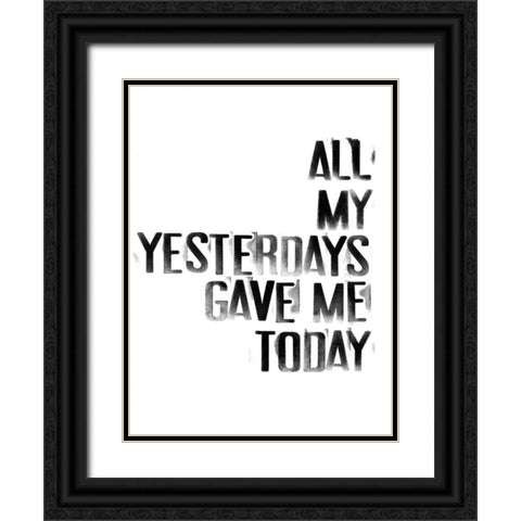 The Happiest IV Black Ornate Wood Framed Art Print with Double Matting by Velasquez, Deborah
