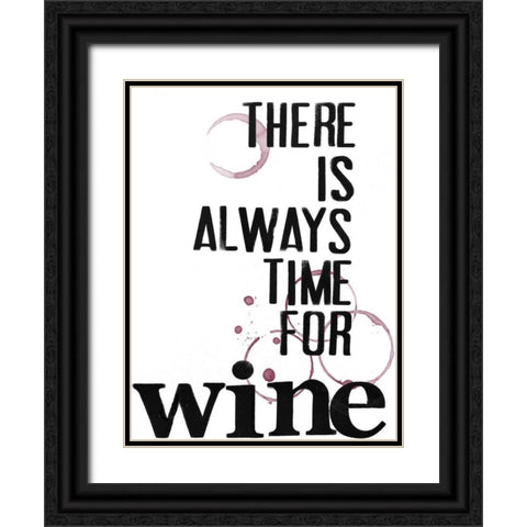 Hospitality VI Black Ornate Wood Framed Art Print with Double Matting by Velasquez, Deborah