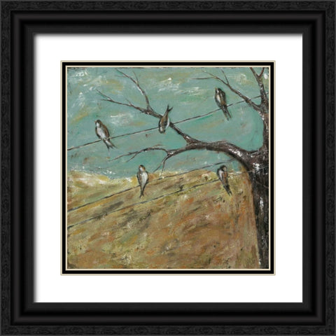 Where One Or More Are Gathered Black Ornate Wood Framed Art Print with Double Matting by Reynolds, Jade