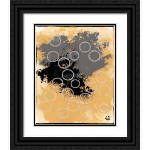 Disco Lemon Juice II Black Ornate Wood Framed Art Print with Double Matting by Avondet, Natalie