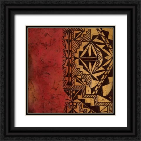 Native Tradition I Black Ornate Wood Framed Art Print with Double Matting by Zarris, Chariklia