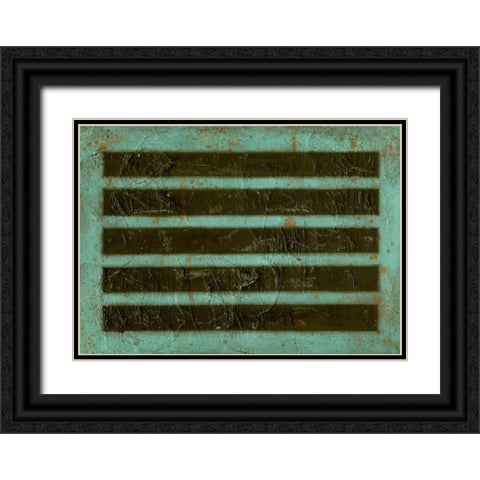 Bilateral Symmetry II Black Ornate Wood Framed Art Print with Double Matting by Goldberger, Jennifer