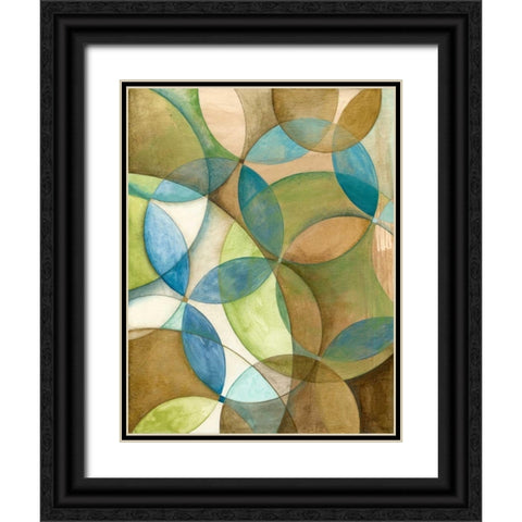 Circulate II Black Ornate Wood Framed Art Print with Double Matting by Meagher, Megan
