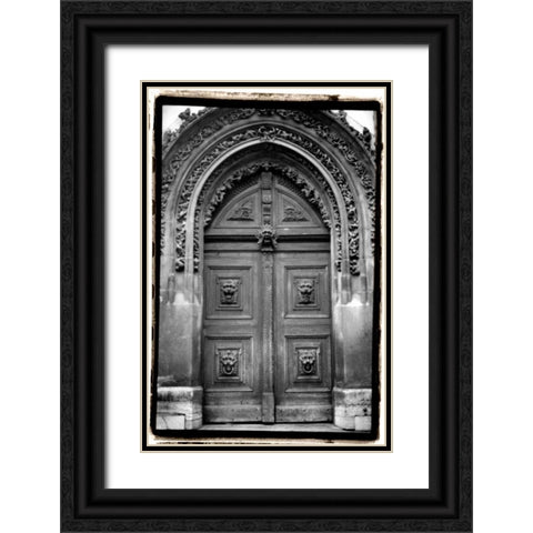 Prague Passageway I Black Ornate Wood Framed Art Print with Double Matting by DeNardo, Laura