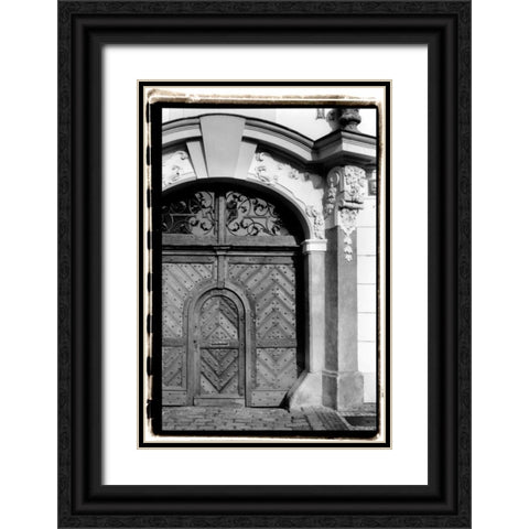 Prague Passageway III Black Ornate Wood Framed Art Print with Double Matting by DeNardo, Laura