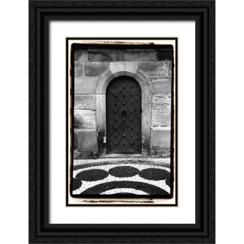 Prague Passageway VI Black Ornate Wood Framed Art Print with Double Matting by DeNardo, Laura