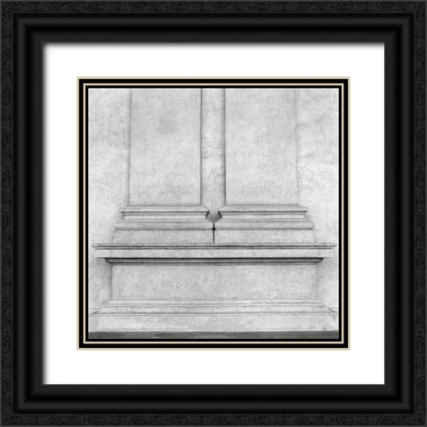 Enduring Composition III Black Ornate Wood Framed Art Print with Double Matting by DeNardo, Laura