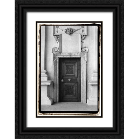 Enduring Qualities IV Black Ornate Wood Framed Art Print with Double Matting by DeNardo, Laura