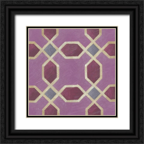 Brilliant Symmetry V Black Ornate Wood Framed Art Print with Double Matting by Zarris, Chariklia