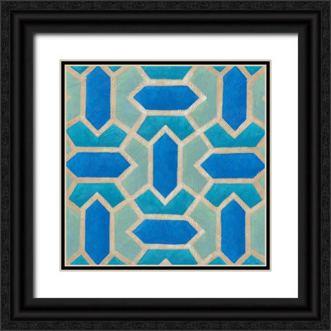 Brilliant Symmetry VIII Black Ornate Wood Framed Art Print with Double Matting by Zarris, Chariklia