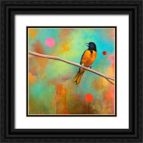 Mysteries of the Universe II Black Ornate Wood Framed Art Print with Double Matting by Evans, Bridget G.