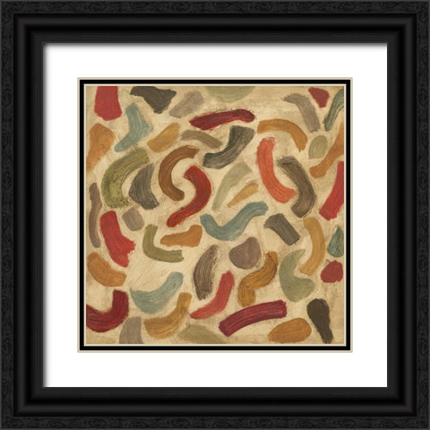 Exuberance II Black Ornate Wood Framed Art Print with Double Matting by Meagher, Megan