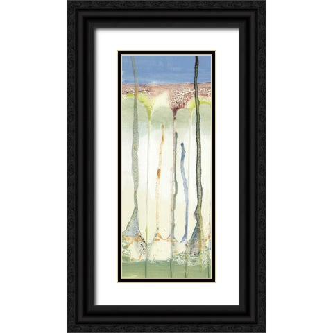 Tributary II Black Ornate Wood Framed Art Print with Double Matting by Ludwig, Alicia