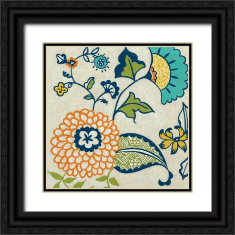 Joyous Garden I Black Ornate Wood Framed Art Print with Double Matting by Zarris, Chariklia