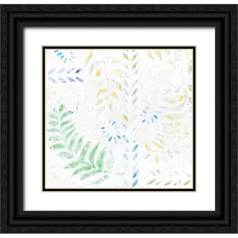 Fresco II Black Ornate Wood Framed Art Print with Double Matting by Fagalde, Jarman