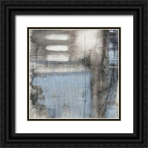 Obscured I Black Ornate Wood Framed Art Print with Double Matting by Goldberger, Jennifer