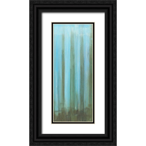 Sky Lights II Black Ornate Wood Framed Art Print with Double Matting by Goldberger, Jennifer