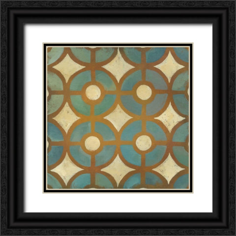 Rustic Symmetry III Black Ornate Wood Framed Art Print with Double Matting by Zarris, Chariklia