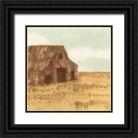 Maupin Farm I Black Ornate Wood Framed Art Print with Double Matting by Fagalde, Jarman