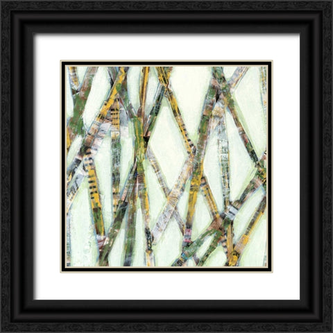 Lemongrass I Black Ornate Wood Framed Art Print with Double Matting by Fagalde, Jarman