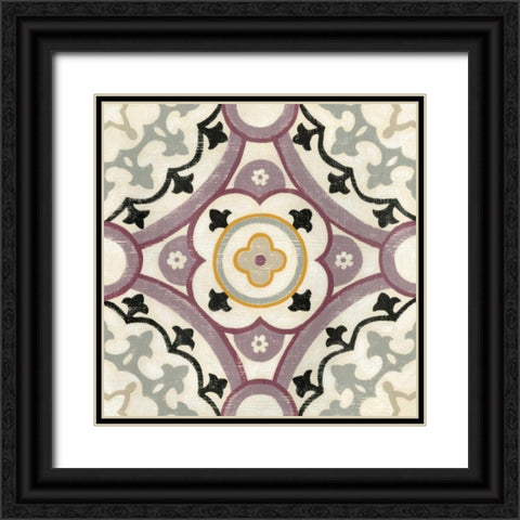 Lavender Suzani II Black Ornate Wood Framed Art Print with Double Matting by Zarris, Chariklia