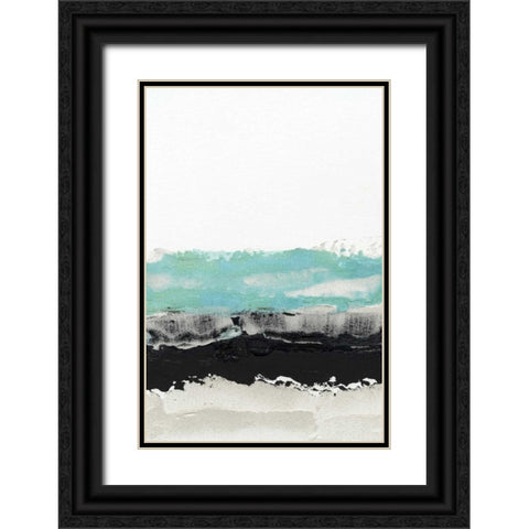 Permafrost I Black Ornate Wood Framed Art Print with Double Matting by Ludwig, Alicia