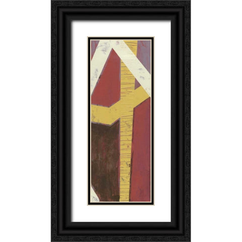 Parallelogram II Black Ornate Wood Framed Art Print with Double Matting by Goldberger, Jennifer