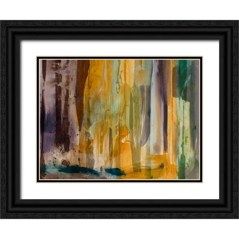 Intuition VIII Black Ornate Wood Framed Art Print with Double Matting by Jasper, Sisa