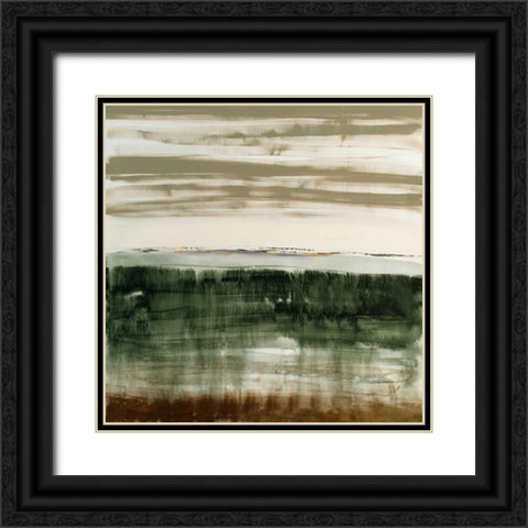 Juncture I Black Ornate Wood Framed Art Print with Double Matting by Jasper, Sisa