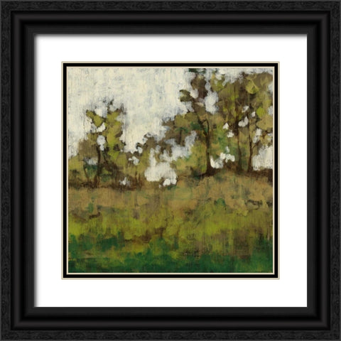 Meadow Lands I Black Ornate Wood Framed Art Print with Double Matting by Goldberger, Jennifer