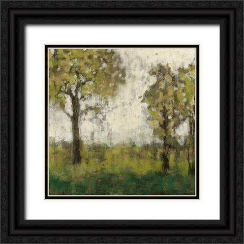 Meadow Lands II Black Ornate Wood Framed Art Print with Double Matting by Goldberger, Jennifer