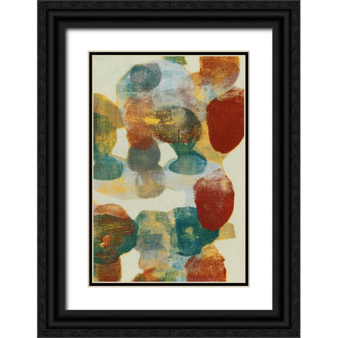 Shape Shift II Black Ornate Wood Framed Art Print with Double Matting by Goldberger, Jennifer