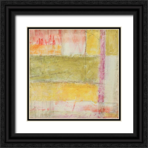 Neon Lights II Black Ornate Wood Framed Art Print with Double Matting by Vess, June Erica