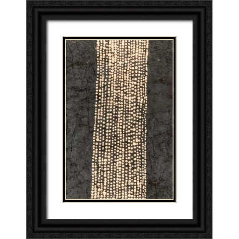 Primitive Patterns VI Black Ornate Wood Framed Art Print with Double Matting by Stramel, Renee W.
