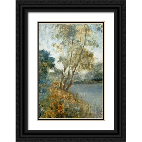 Ethereal Waters I Black Ornate Wood Framed Art Print with Double Matting by OToole, Tim