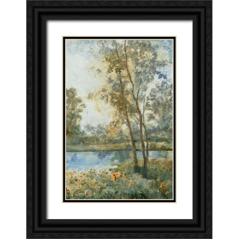 Ethereal Waters II Black Ornate Wood Framed Art Print with Double Matting by OToole, Tim