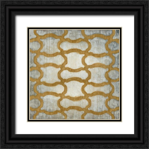 Spectrum Symmetry I Black Ornate Wood Framed Art Print with Double Matting by Zarris, Chariklia