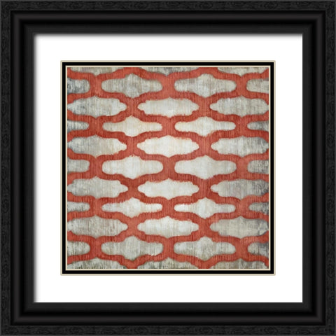 Spectrum Symmetry VI Black Ornate Wood Framed Art Print with Double Matting by Zarris, Chariklia