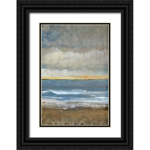 Between Land and Sea I Black Ornate Wood Framed Art Print with Double Matting by OToole, Tim