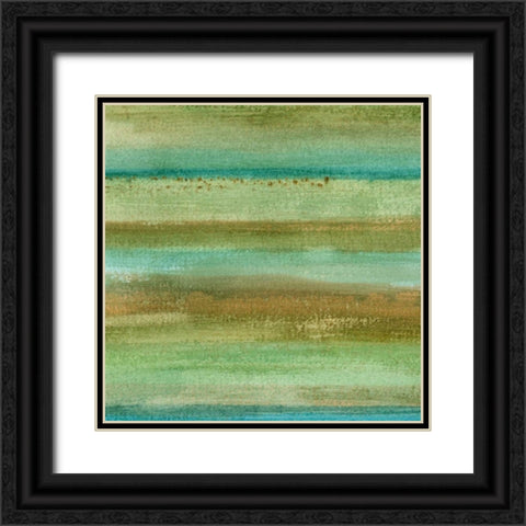 Fields in Spring I Black Ornate Wood Framed Art Print with Double Matting by McMullen, Charles