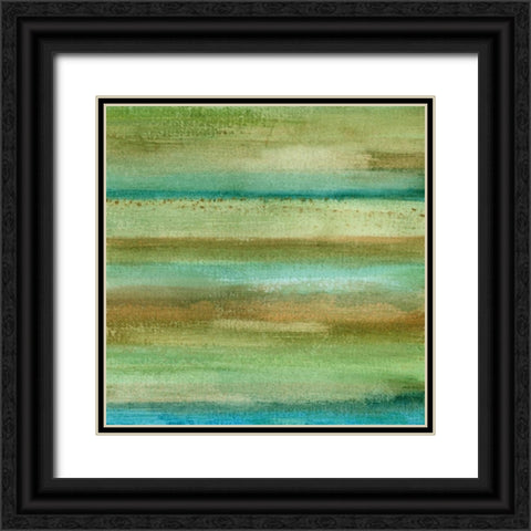 Fields in Spring II Black Ornate Wood Framed Art Print with Double Matting by McMullen, Charles