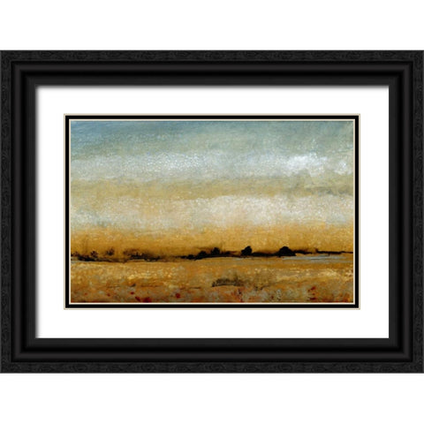 Harvest Sunset I Black Ornate Wood Framed Art Print with Double Matting by OToole, Tim