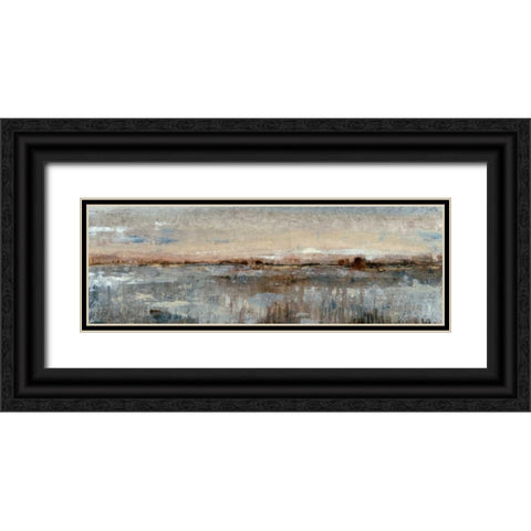 Grey Mist I Black Ornate Wood Framed Art Print with Double Matting by OToole, Tim