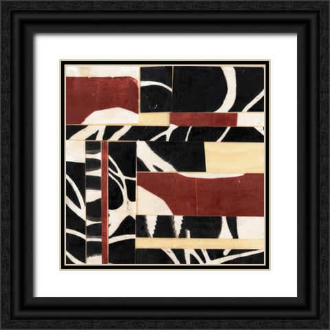 Pieces and Parts II Black Ornate Wood Framed Art Print with Double Matting by Goldberger, Jennifer