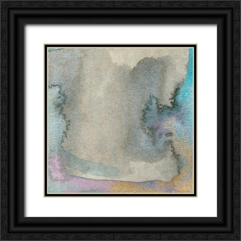Frosted Glass III Black Ornate Wood Framed Art Print with Double Matting by Ludwig, Alicia