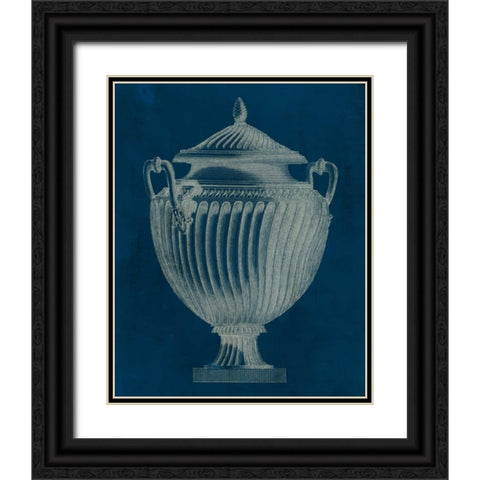 Modern Classic Urn I Black Ornate Wood Framed Art Print with Double Matting by Vision Studio